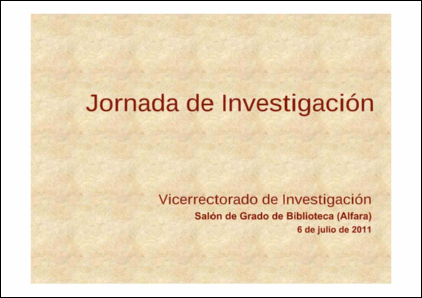 Presentación de la Línea de Investigación Democracia deliberativa, comunicación y ciudadanía dentro de las Jornadas de Investigación celebradas en la Universidad CEU Cardenal Herrera en 2011.pdf.jpg