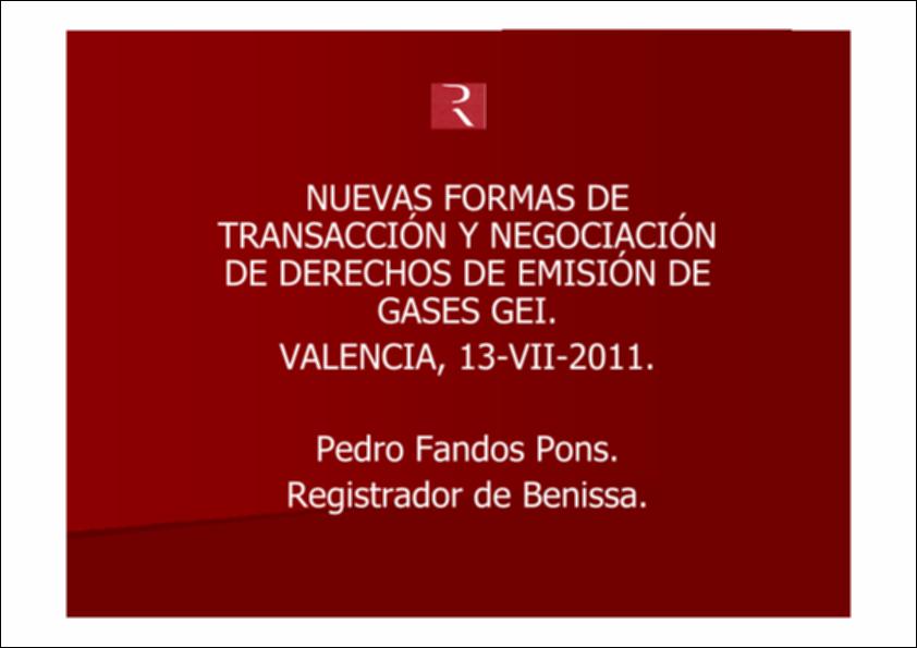Fandos_Pons, Pedro_Nuevas formas de transaccion y negociacion de derechos de emision de gases GEI.pdf.jpg
